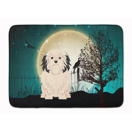 Carolines Treasures Halloween Scary Lowchen Machine Washable Memory Foam Mat BB2209RUG